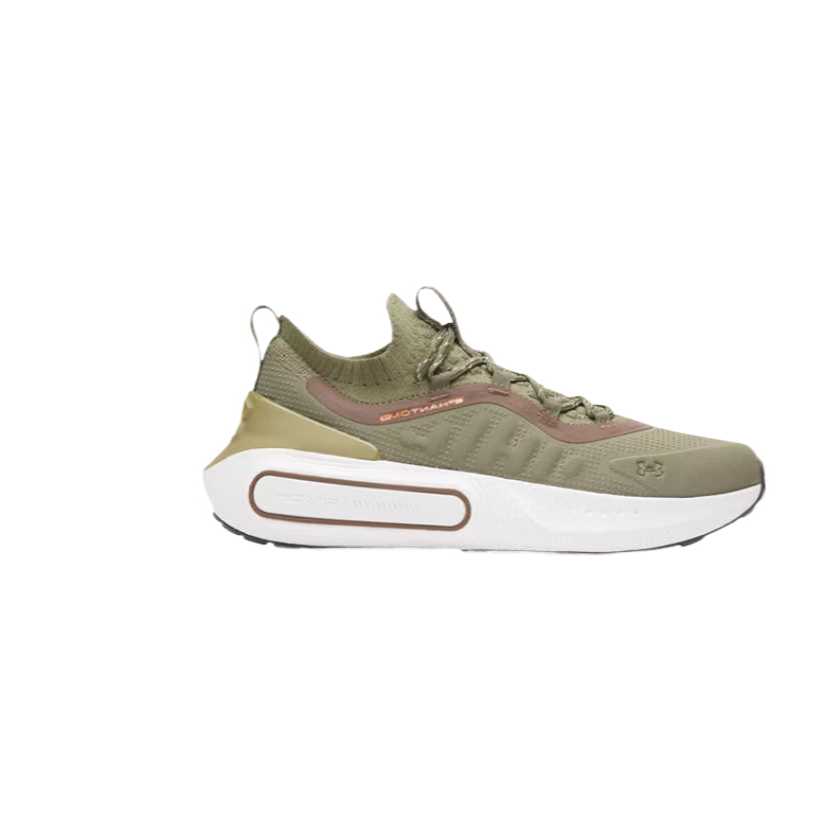 Under Armour Phantom 4 Fashion Schlicht Trendig Vielseitig Langlebig Low-Top Laufschuhe Unisex Sneaker Armeegrün 3027672-390