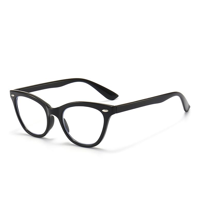New Retro Cat Eye Reading Glasses Women Floral Anti Blue Light Computer Presbyopic Eyeglasses Clear HD Glasses Wth Degree
