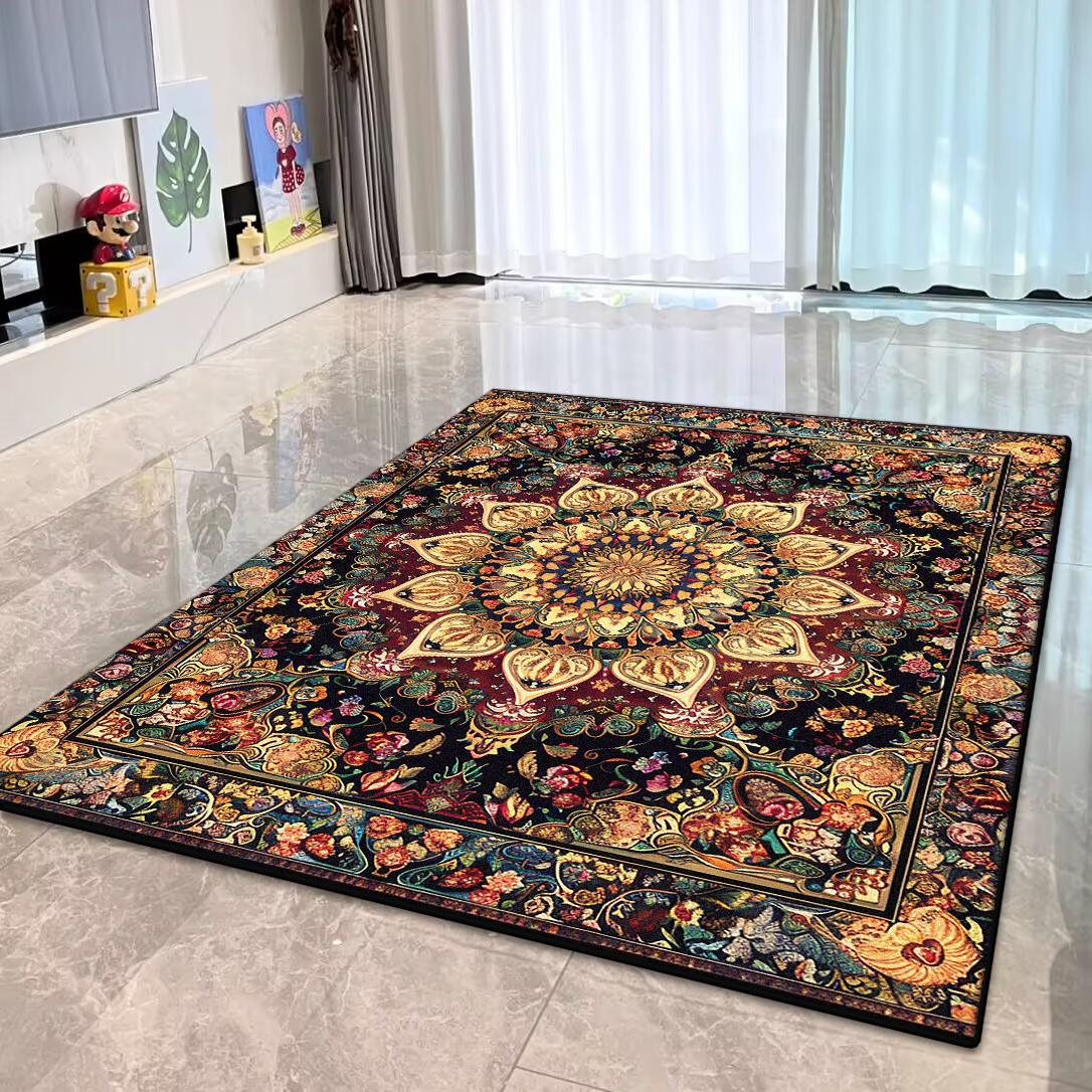 

Bohemia Deluxe Килими для вітальні Декорація килимки для спальні протиковзкі килим на підлогу Килим великої площі Килим для лаунжу Перський килим який можна прати 200*250cm