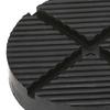 Car Lift Jack Stand Rubber Pad Floor Adapter, Round Rail Pinch Weld Protector,