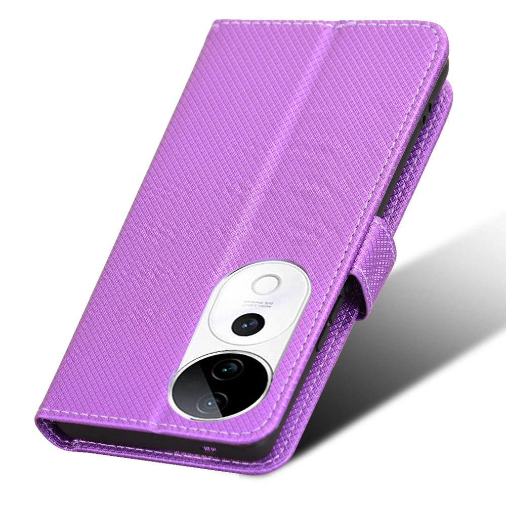 For vivo S19 Pro 5G/V40 5G Case PU Leather Diamond Texture Protective Phone Cover