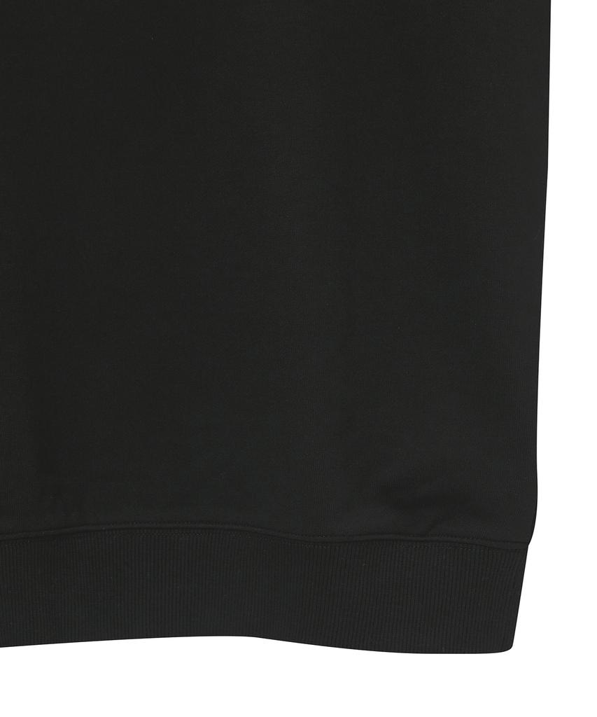 Syupeodeulai Basic Crew Neck Black Sdumrdq03Blk