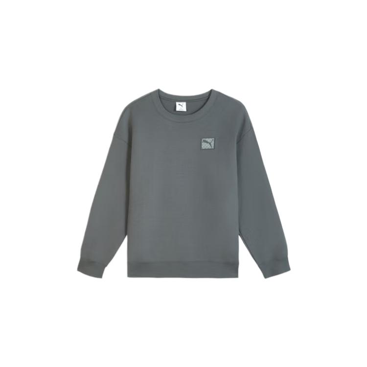 PUMA Sweatshirts Men s Nightfall Gray Crew Neck Moderate 635707-44 2XL(190/108A)