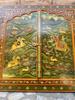 Handmade Wooden Jharokha Wall Hanging: Royal Hunting Scene, Festival Decor Frame