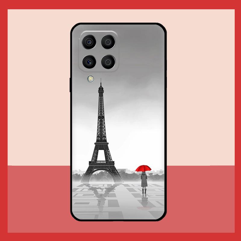 Paris Eiffel Tower Case For Samsung Galaxy M31 M21 M13 M33 M53 M15 M35 M55 M16 M36 M56 M12 M32 M52 M14 M34 M54