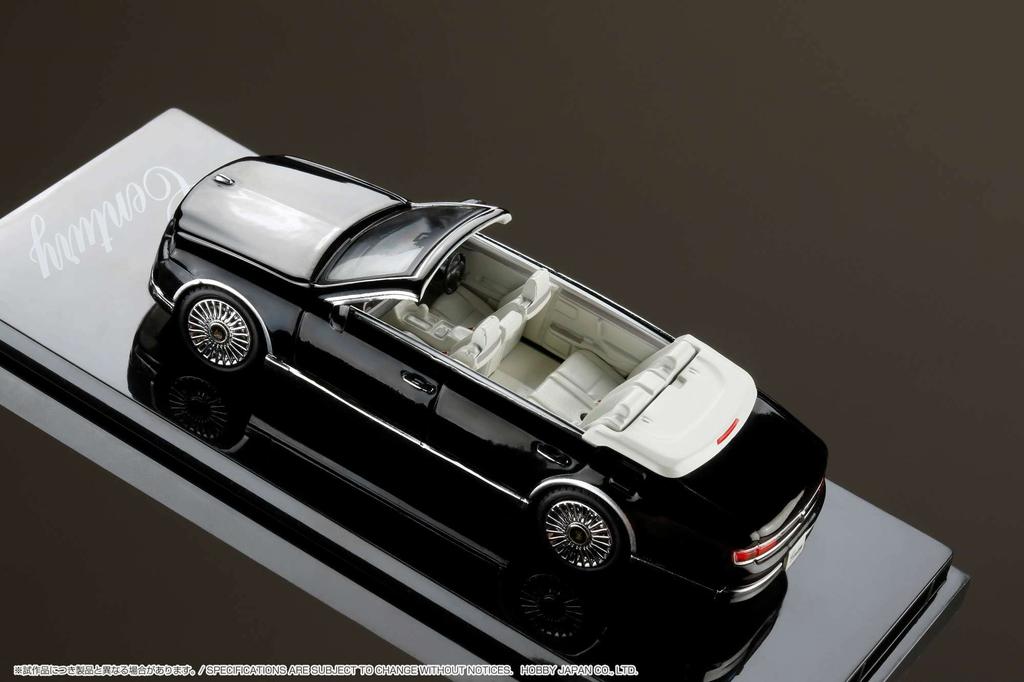 HJ64 Toyota Century Convertible Black Finished Product HJ643019CBK 1/64