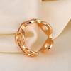 18k Plated Micro-inlaid Diamond Circle Ring Exquisite Ins Niche Non-fading Ring