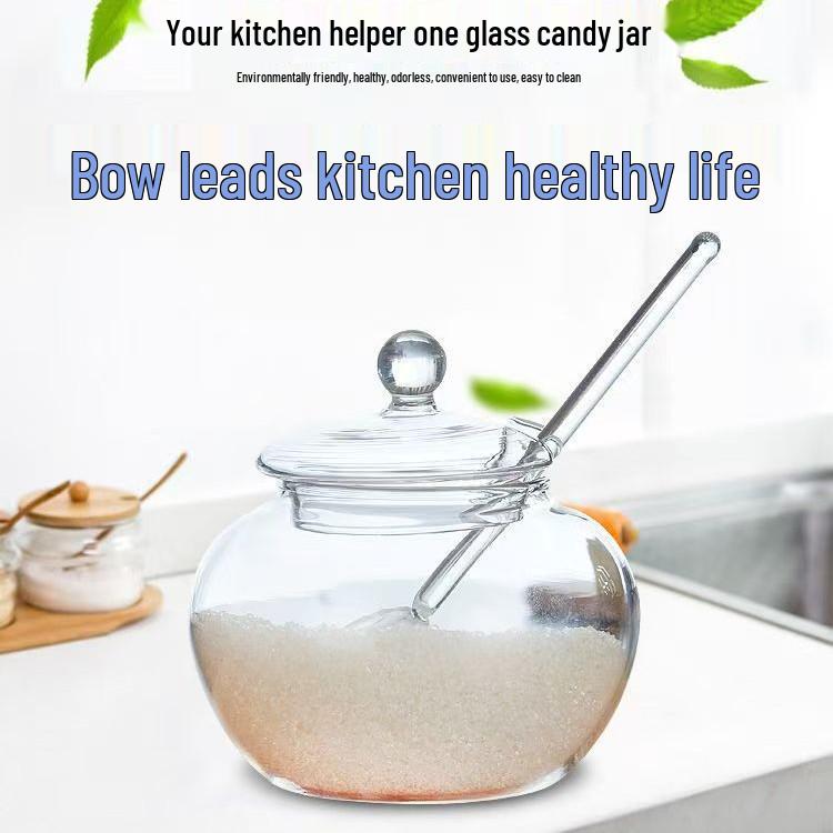 Heart-Shaped Colorful Glass Spoon & Stirring Stick with Long Handle for Juice & Coffee