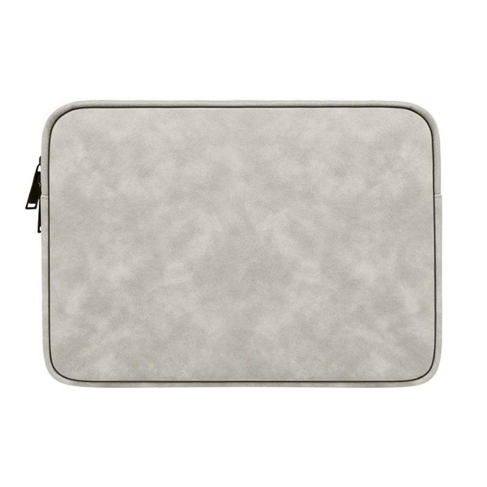 PU Leather Notebook Pouch Solid Color Laptop Case Durable Laptop Sleeve Bag  Computer Protection