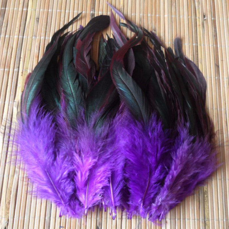 

13 Kind Of High Quality DIY Dye Pheasant Feather 50 Root Sell 12.5-20cm/ 5-8 plumero de plumas de avestruz feathertrimfeathers фиолетовый