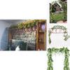 Lifelike 2x Artificial Wisteria Flower Vine With Stunning Colors For Home Decor
