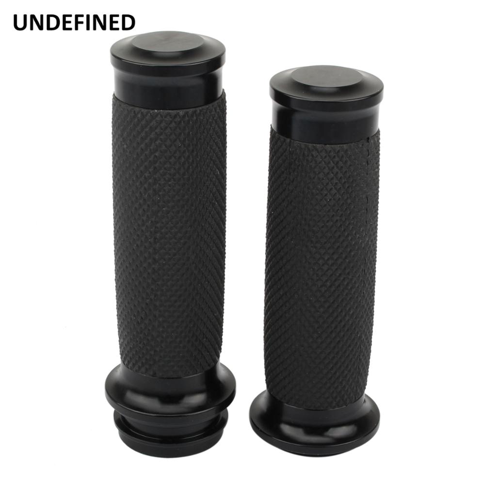 1'' Motorcycle Handle Grips Electronic Throttle 25mm Handlebar Grips for Harley Touring Road King Electra Tri Glide FLHR