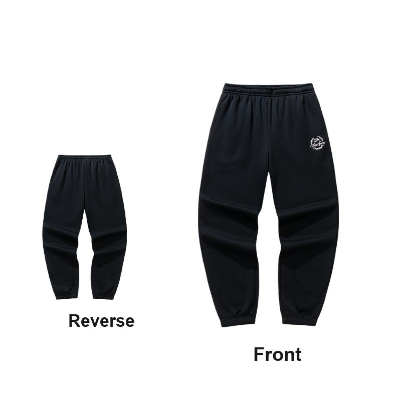 Anta Lifestyle Serie Herren Lange Hose Winter 2025 Gestrickte Sporthose Herren Unterteil Basic-Schwarz 952548309-3
