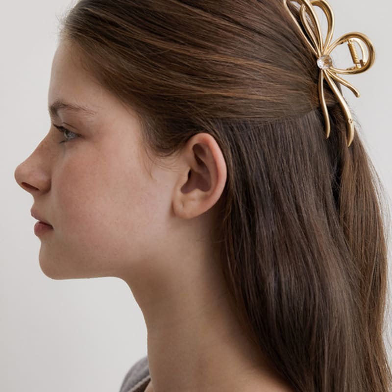 TATIANA Crystal Ballerina Ribbon Hair Claw Clip HB2265