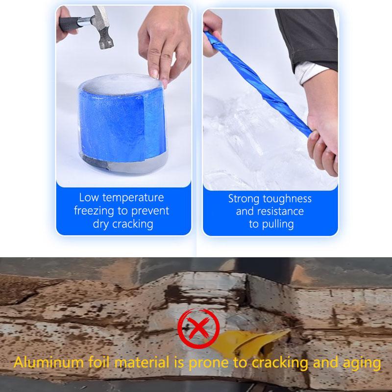 Roof Waterproof Tape/Membrane – Made of PE Polyethylene Anti-Aging Material, Capable of Repairing Cracks and Suitable