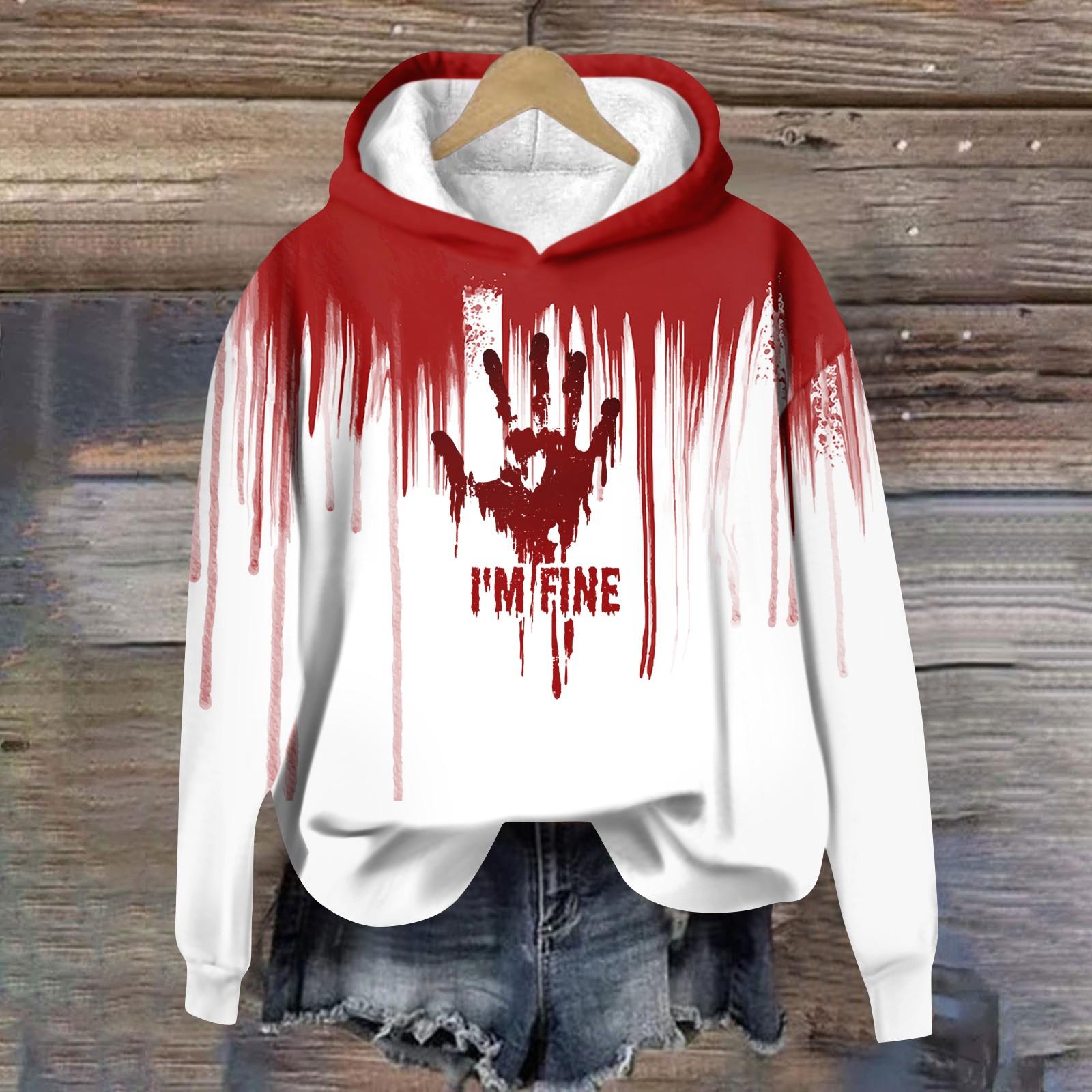 

Women s Casual Fashion Wine Turkey Family Print Long Sleeve O-Neck Pullover Hoodies S винний