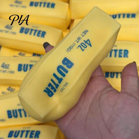 Fillable Butter Stick Toy DIY Stress Relief Toy, Hollow Skin Squeeze with Stopper, Empty Bar for Teens Adults