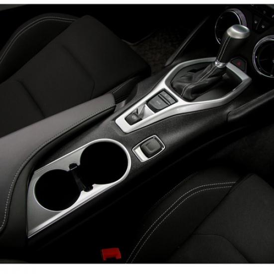 Center Console Gear Shift Panel Decor Cover Trim Frame Ring for Chevy Camaro 17+