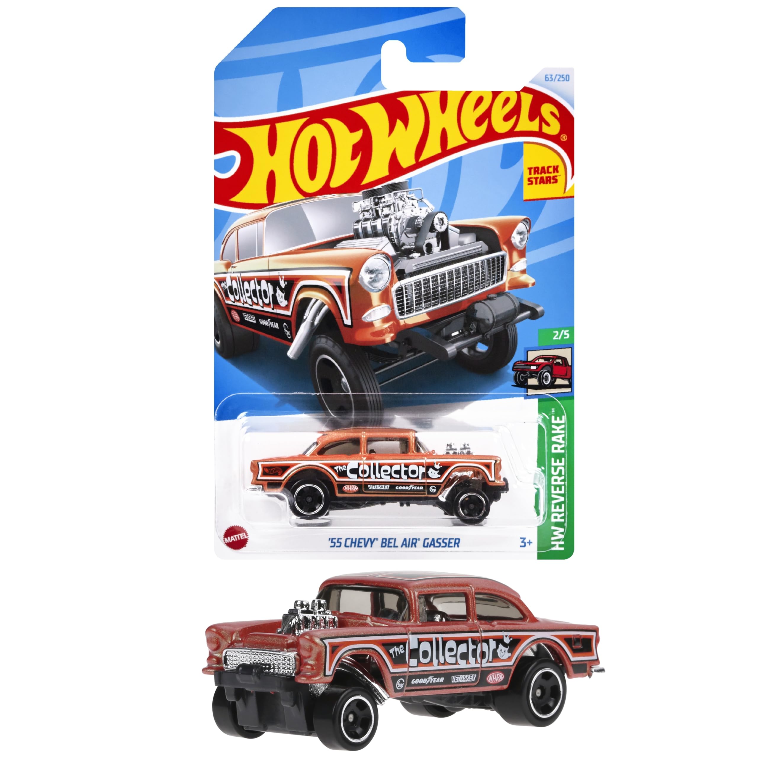 Hot Wheels Basic Car 1955 Chevy Bel Air Gasser