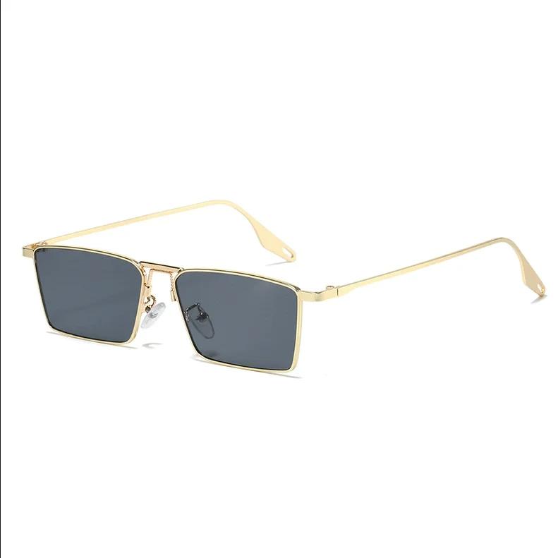 New Niche Small Frame Sunglasses For Men And Women High-Quality Steampunk UV Protection Strong Light Protection For Driving