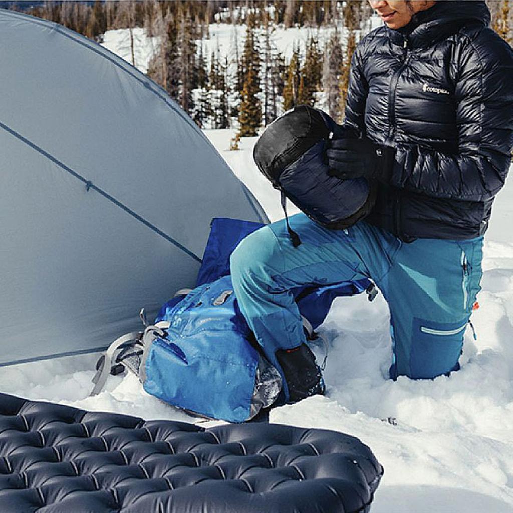 Kamp İçin Ultra Hafif Uyku Tulumları İçin Saklama Çantası Dayanıklı Naylon Neme Dayanıklı 40D Ripstop Malzeme Yer Tasarrufu Sağlayan Tasarım