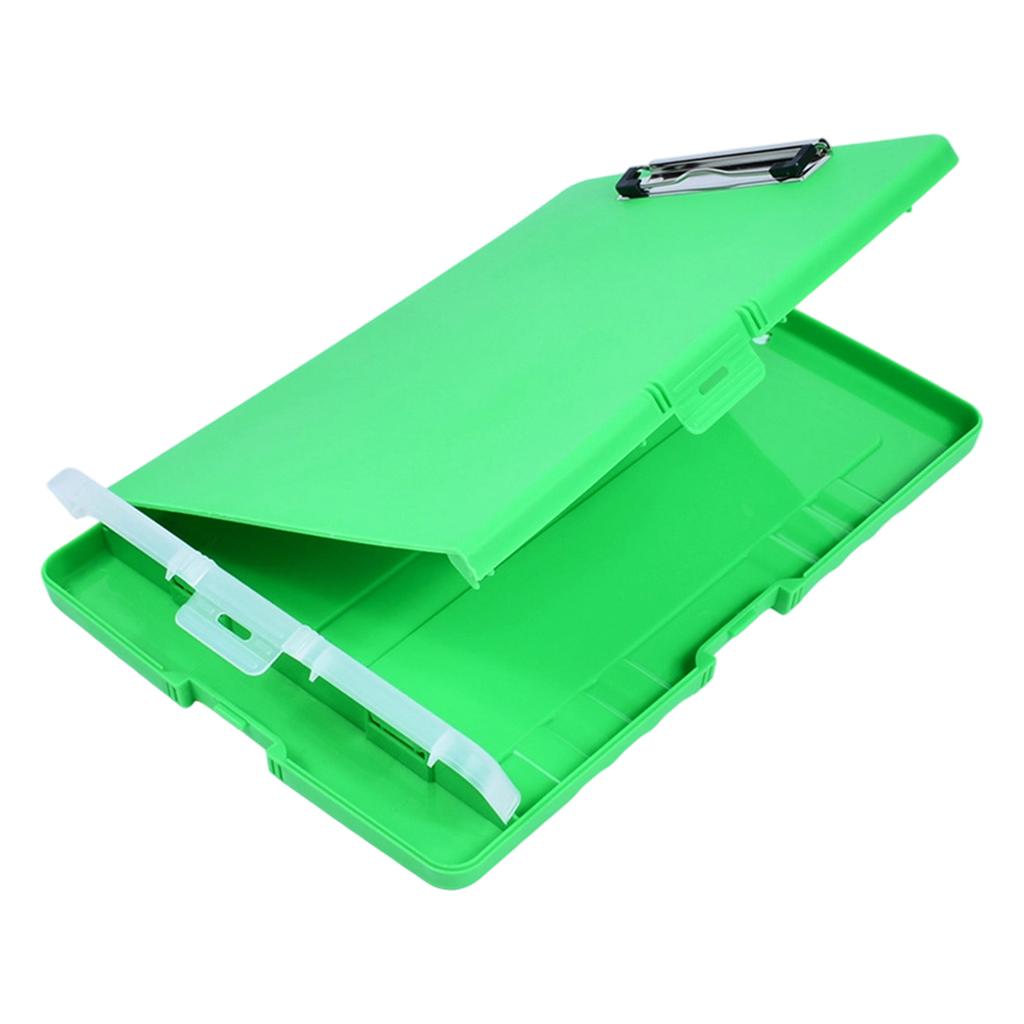 Portable Nursing Clipboard Writing Board File Organiser with Clipboard Pen Case Document Storage Case For Office School