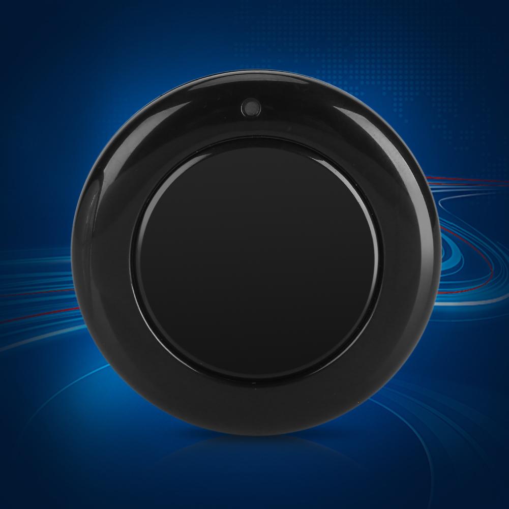 433MHz RF  1527 Wireless Remote Control Round Transmitter 1 Button Regulate Wall Mounted Black