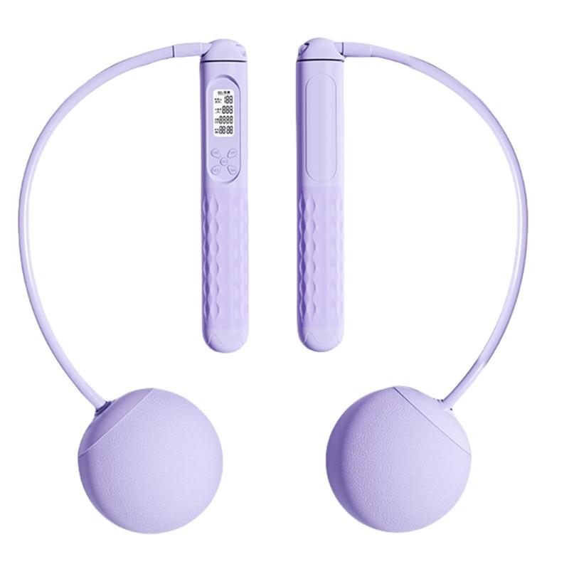 Jump Rope, Training Ropeless Skipping Rope for Fitness, Adjustable Weighted Cordless Jump Rope for Men Women Kids Adult