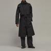 Y-3 Trenchcoat Unisex Černý S Kapucí Střední H63077