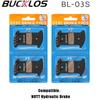BUCKLOS Ceramic Bike Brake Pad Road Bicycle Hydraulic Disc Brakes Pads MTB Brake Pad  for Shimano L05A J04C J05A H03A N03A NUTT