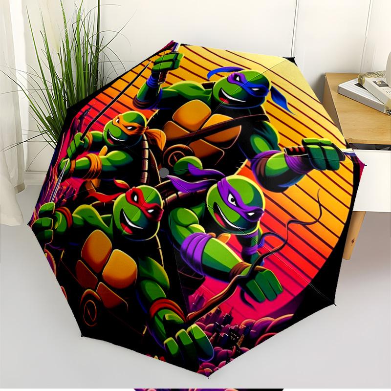 Gamer Print Automatic Open Close Umbrella, Portable Foldable Umbrella, for Outdoor Commute Camping Trip, Ideal Birthday Gift