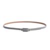 PU Leather Slim Belt Thin Dress Belt Simple Waist Belt  Women Accessories