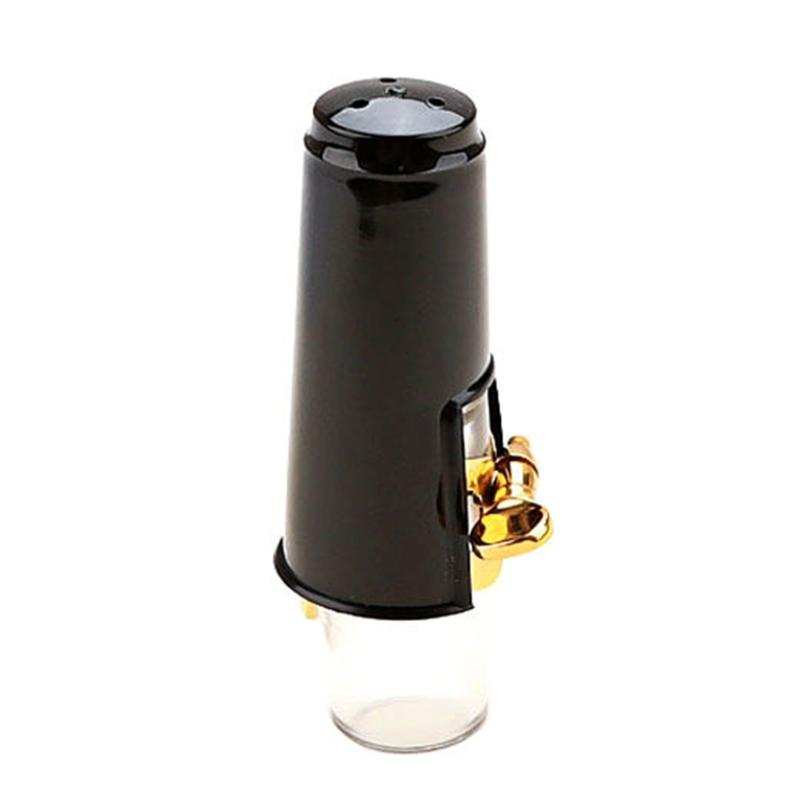Alto Saxophone Plastic Mouthpiece Kit Includes Plastic Cap Metal Buckle Reed Pads Musical Instrument Replacement Parts