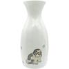sun art Cute Sake Bottle with Dog Katsushika Hokusai Japanese Made In 5 X 13 160 Ml "Hokusai Animals" Design, Merchandise, Tableware, Japan, White,