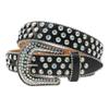 Cross-Border Punk Belt with AB Color Rhinestones In European & American Style for Men & Women