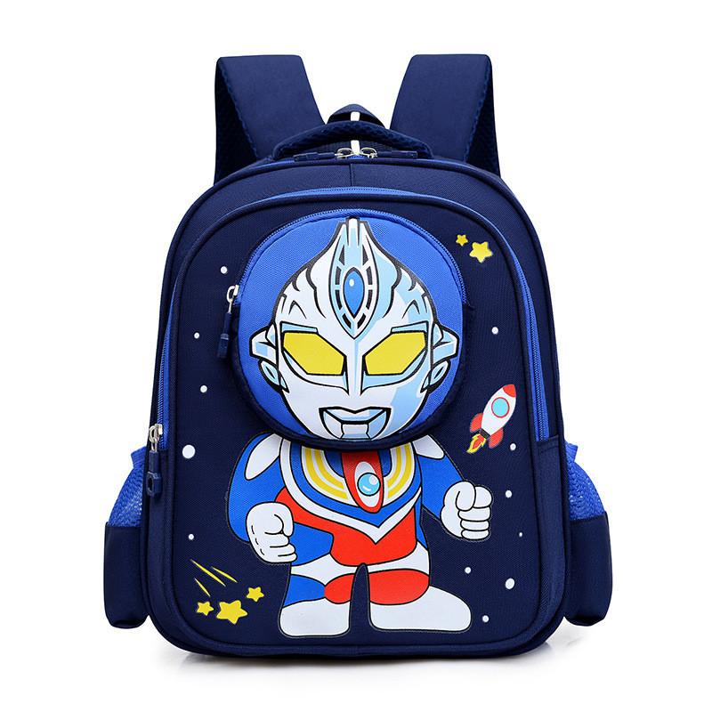 Adorable Cartoon Backpack For Kids Oxford Cloth Lightweight School Bag For Girls And Boys