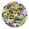 50 Car Collection Graffiti Stickers Car Mobile Phone Suitcase Kettle Decoration Stickers Waterproof