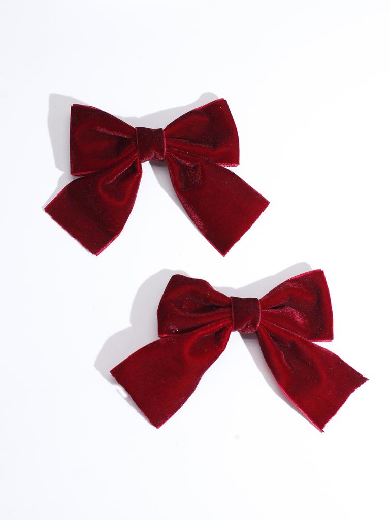 Lystrfac 2 szt./partia Modna kokarda z wstążki Klips do włosów dla kobiet Dziewcząt Opaska do włosów Akcesoria do włosów Ozdoba na głowę