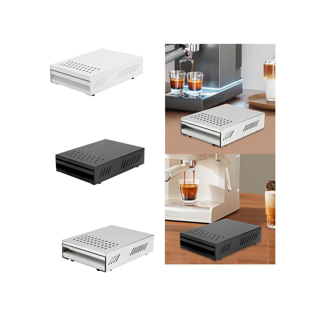 Zásuvka na odklepávání espressa Nádoba na kávovou sedlinu Větrací otvory Moderní příslušenství