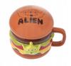 Alien Hamburger Toy Story Ceramic Mug For Coffee Tea 3D With Lid
