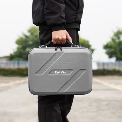 DJI RS4 Mini Compatible Storage Case, PU Waterproof Carrying Case, Portable Storage Shoulder Bag, Travel Case with Full Protection, Dustproof, and Sho
