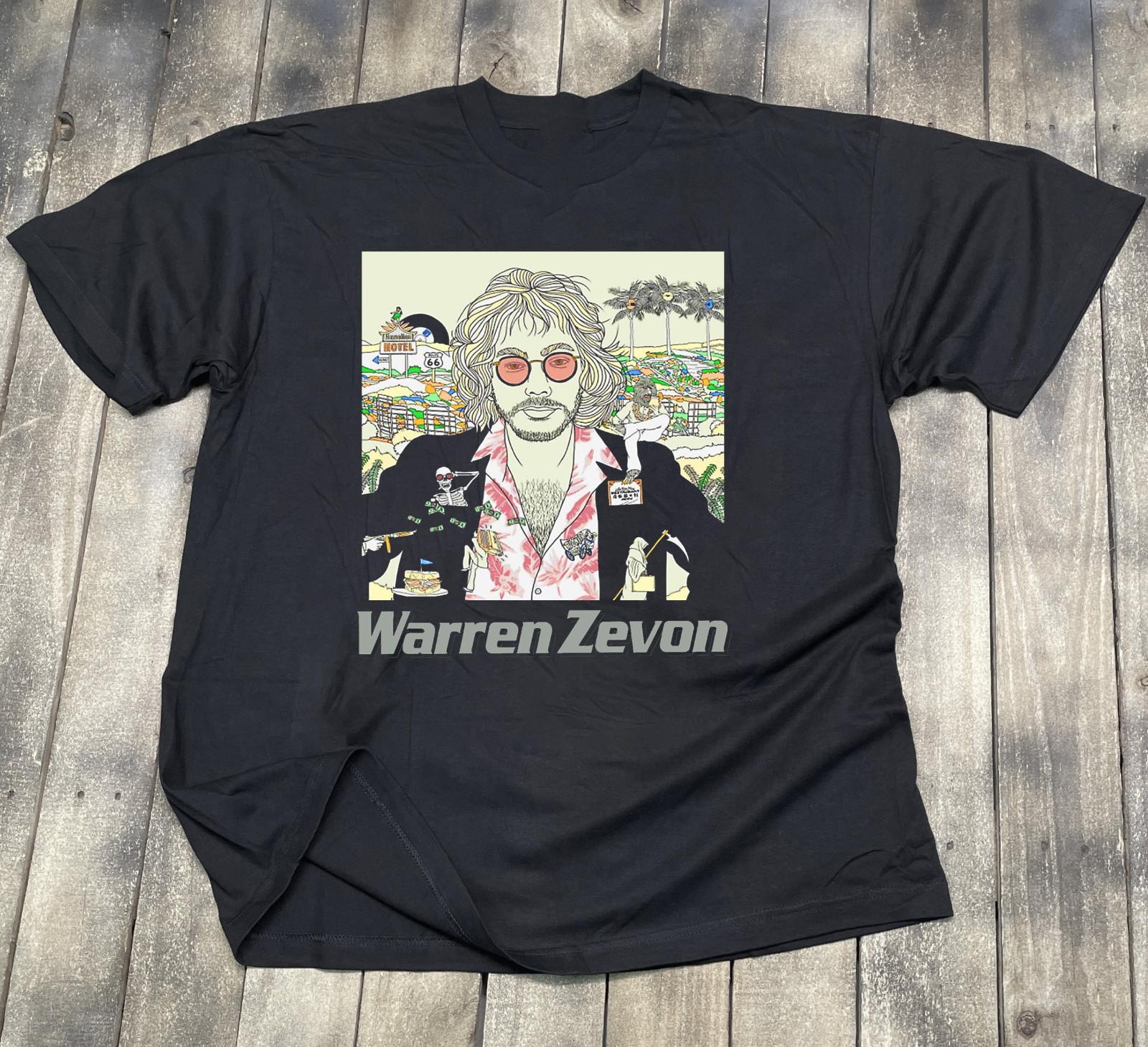 Warren Zevon Excitable Boy Album Cotton Black T Shirt For Fans UR561 XXXL