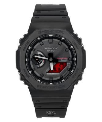 G-Shock Analogique Numérique Smartphone Link Bracelet Résine Bio-Basée Cadran Noir Solaire GA-B2100BBR-1A Montre Homme 200M