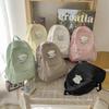 Schultasche neue Tasche Damenmode einfache Schülerschultasche Freizeit Reisen einfacher Rucksack für Mittelschüler Großhandel