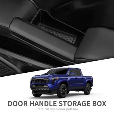 For Toyota Tacoma 2025 2025 Door Handle Storage Box Accessories Car Side Door Holder Tray Organizer