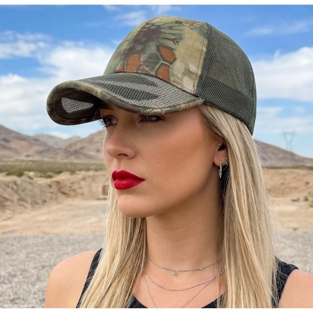 Summer Baseball Cap Breathable Sun Protection Sun Hat Adjustable Mesh Sunscreen Hat for Outdoor Activities
