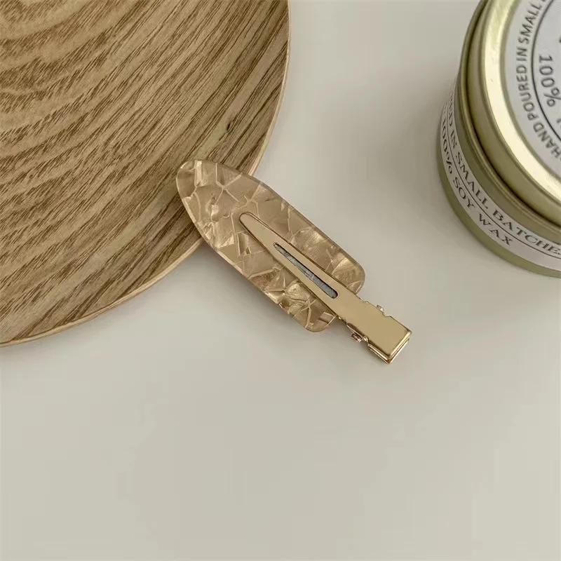 Ac de păr cu acetat Femei Machiaj Bucle Ciucuri Agrafă de păr Stil francez Barrete Clipuri cioc de rață Accesorii de păr pentru fete bijuterii