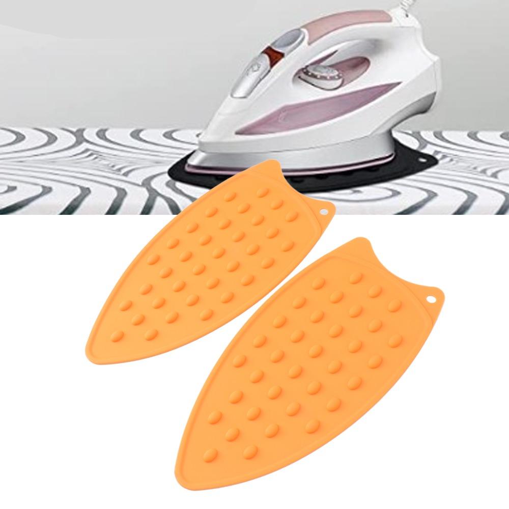 2Pcs Silicone Silicone Iron Mat Flexible Multi-purpose Iron Mat Ironing Board Mat Daily Use
