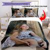 Görüntüyü Özelleştir Fotoğrafınızı Özelleştir Yatak Takımı Nefes Alabilen Yorgan Kılıfı Yastık Kılıflarıyla Ev Dekorasyonu Doğum Günü Hediyesi