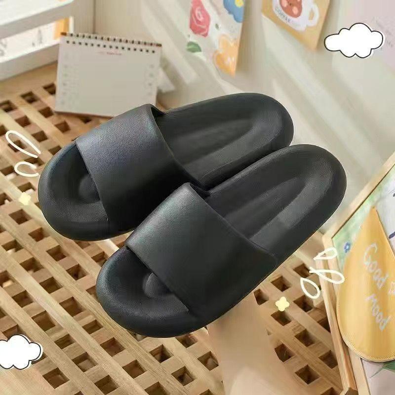 Herrenmode Druck Outdoor Rutschfeste Gummi-Slipper EVA Indoor Weiche Sohle Paar Graffiti Sandalen Herren Strandschuh